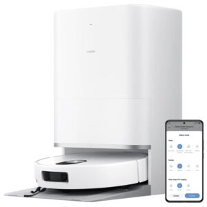 Xiaomi Robot Vacuum 5 | 5200mAh Battery | 20000Pa Suction Fan | 55W | dToF Smart Retractable Radar | BHR083SGB – White